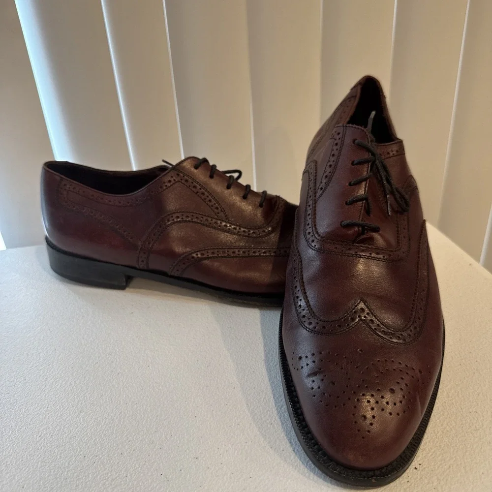 ET Wright Dress Shoes Size 12A Leather